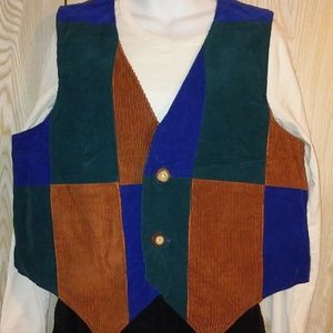 Handmade Corduroy Patchwork Vest